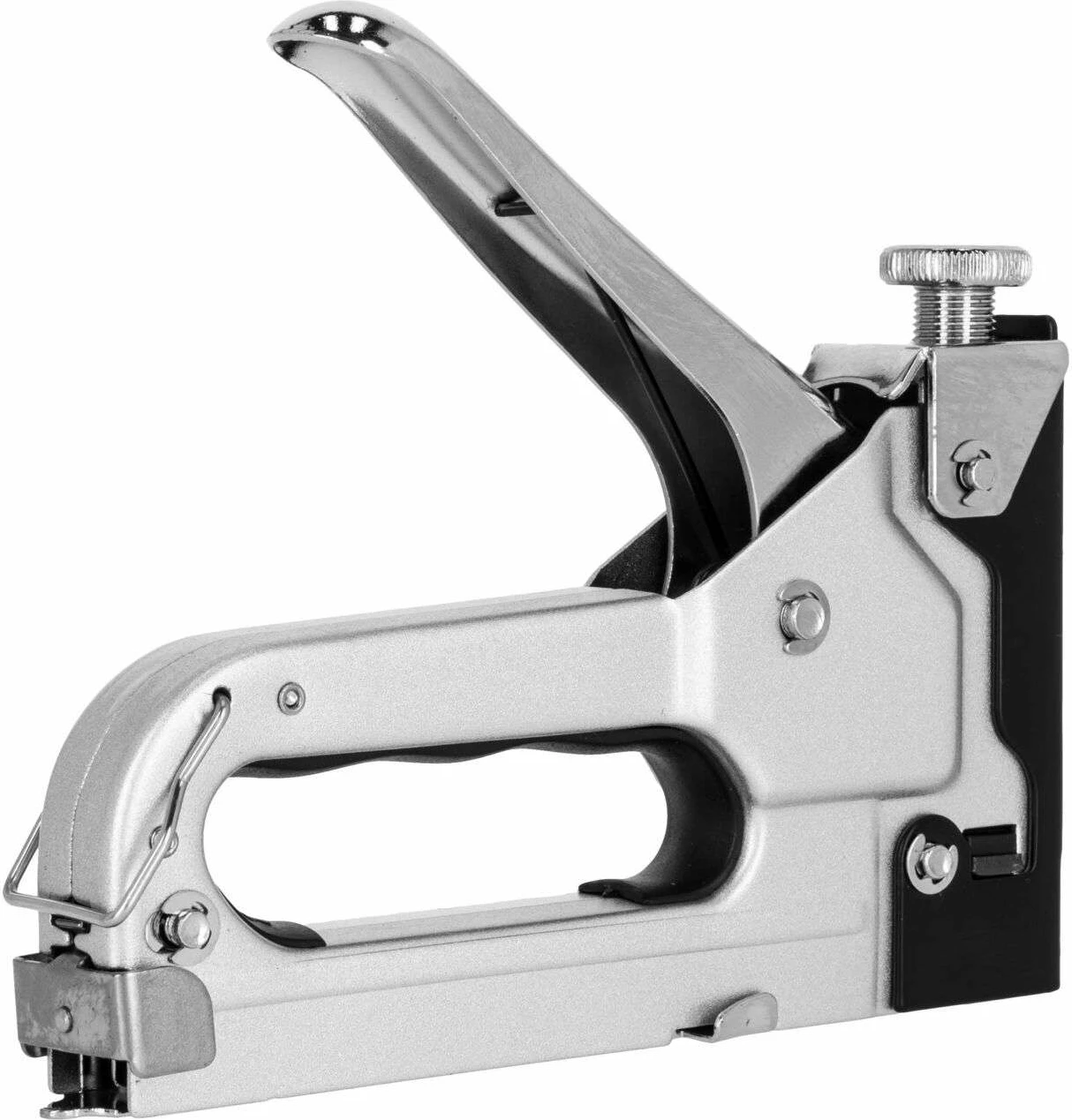 Pistoletë kapëse metalike PROLINE 55024, A53 4-14 mm, forcë e rregullueshme, argjendi