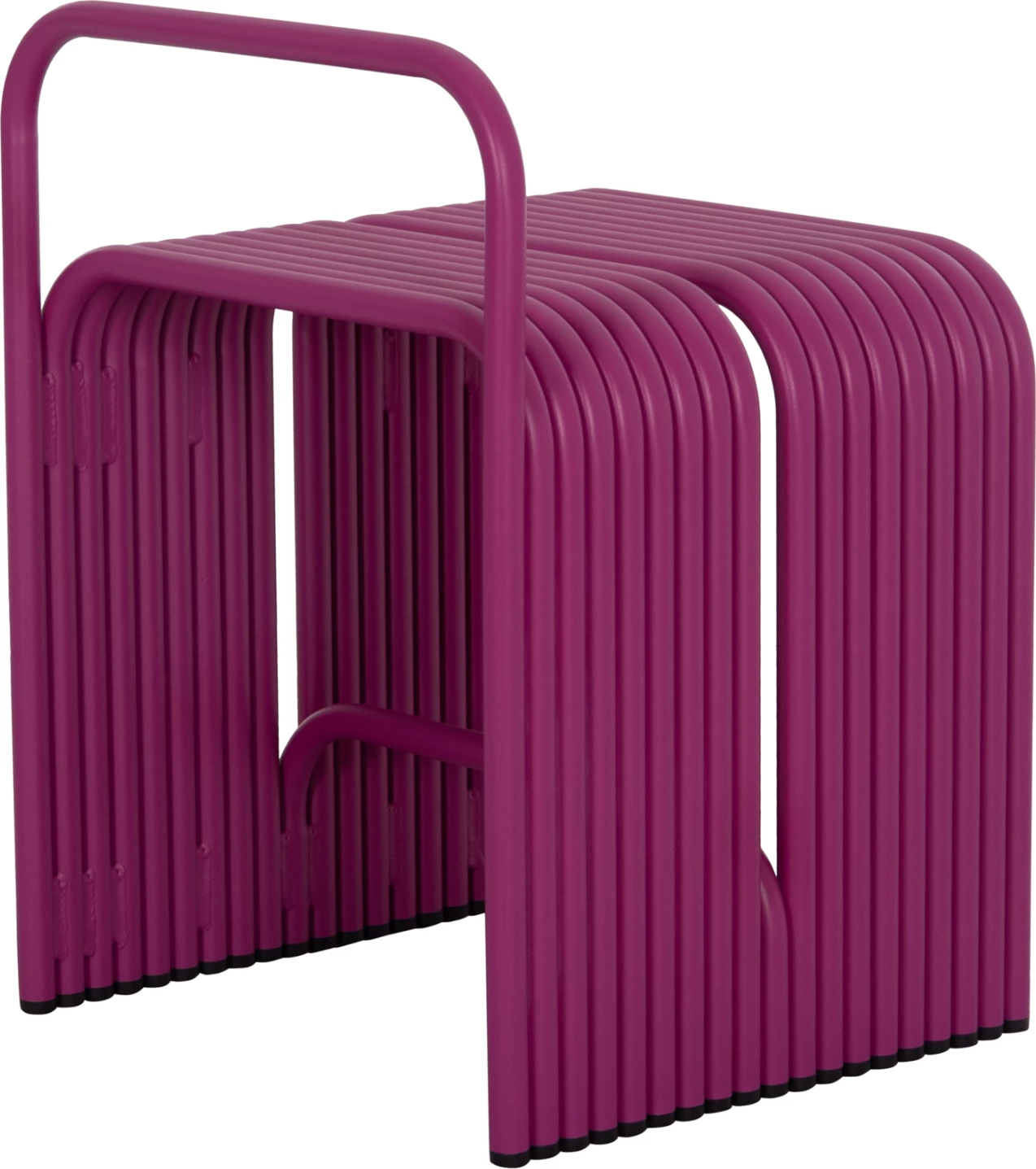 Karrige e ulët INTREPID, alumin, ngjyrë e purpurt, 40x38x55cm