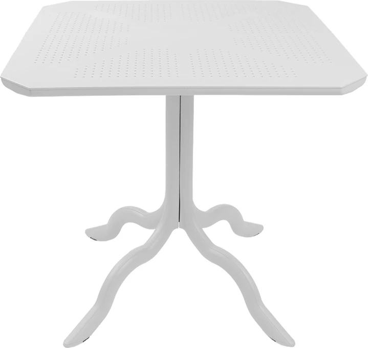 Set tavoline me karrige për terasë, Icon-Confident, 3 copë, PP, ngjyrë e bardhë