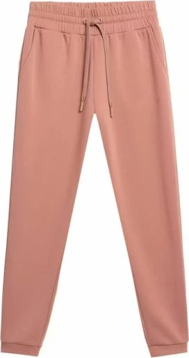 Pantallona stërvitje për femra 4F, ngjyrë salmon