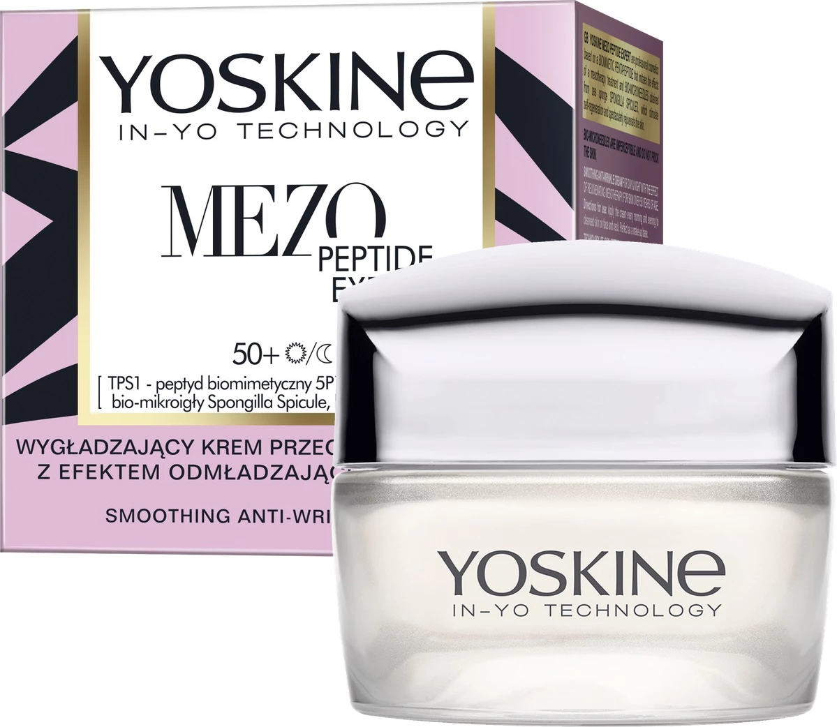 Krem kundër rrudhave për femra Yoskine Mezo Peptide Expert Smoothing Anti-Wrinkle Cream 50+, 50ml