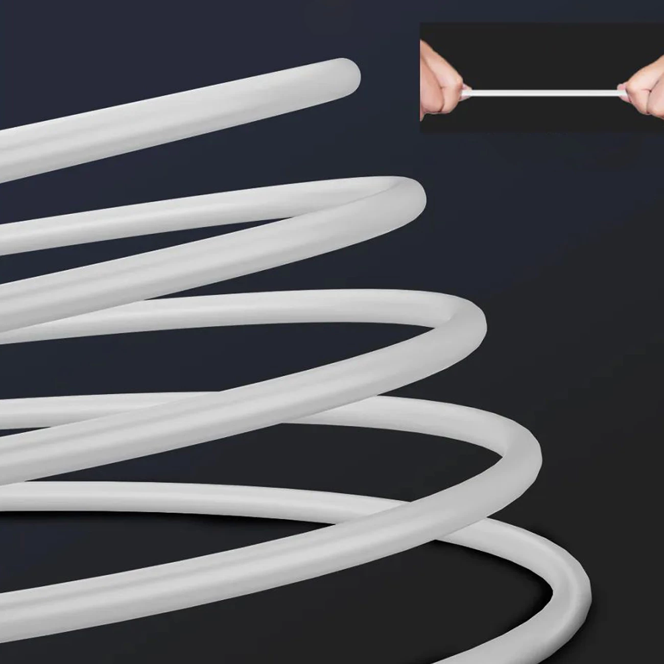 Kufje in-ear Dudao X1PROT me kabllo, USB-C, 1.2m, Bardhë