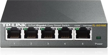 Switch TP-Link 5-Port Gigabit Easy Smart, Managed, L2, Gigabit Ethernet (10/100/1000)