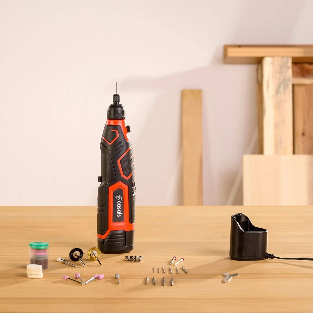 Drejtues elektrik pa kabllo Casals CMG1205BC, 12V me aksesorë