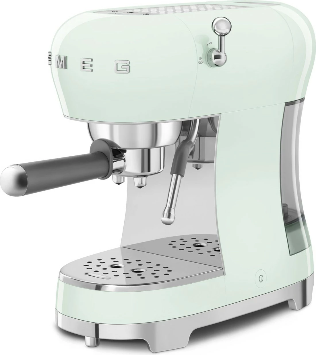 Aparat espresso SMEG ECF02PGEU, 1.1L, 15 bar, jeshil