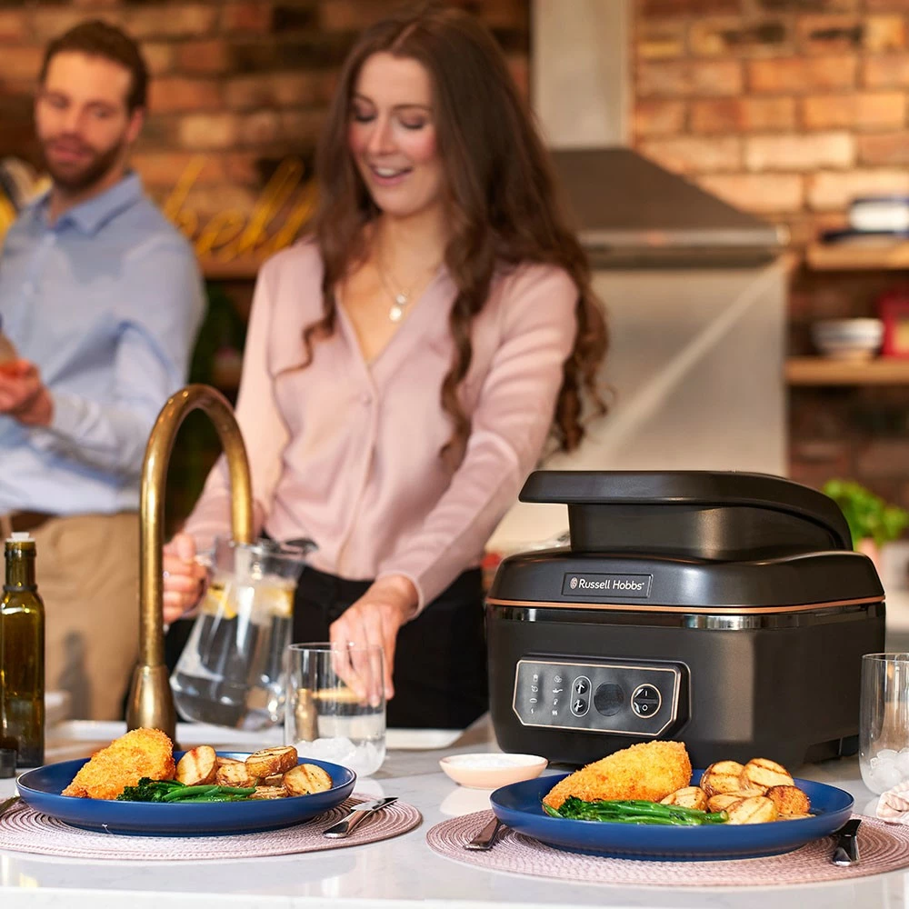 Multikocher Russell Hobbs SatisFry Air & Grill, 5.5L, 1745W, touch, e zezë
