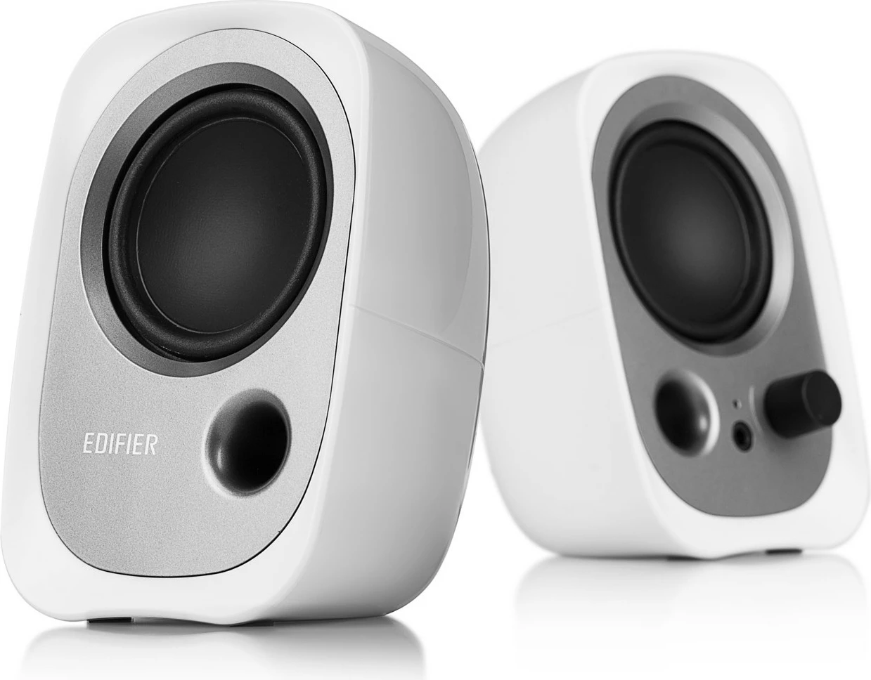 Altoparlantë Edifier R12U, 2.0 kanale, 4W, lidhje me kabllo, argjendtë/bardhë