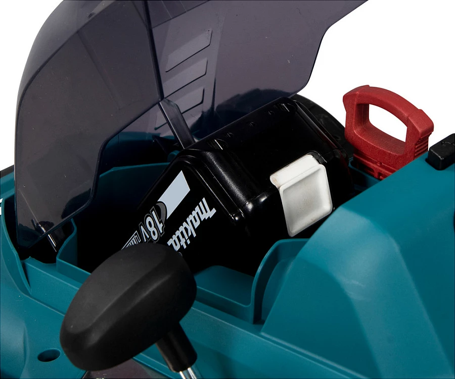 Kositës bari Makita DLM330RM, 18V, 33cm, me bateri, zi/blu