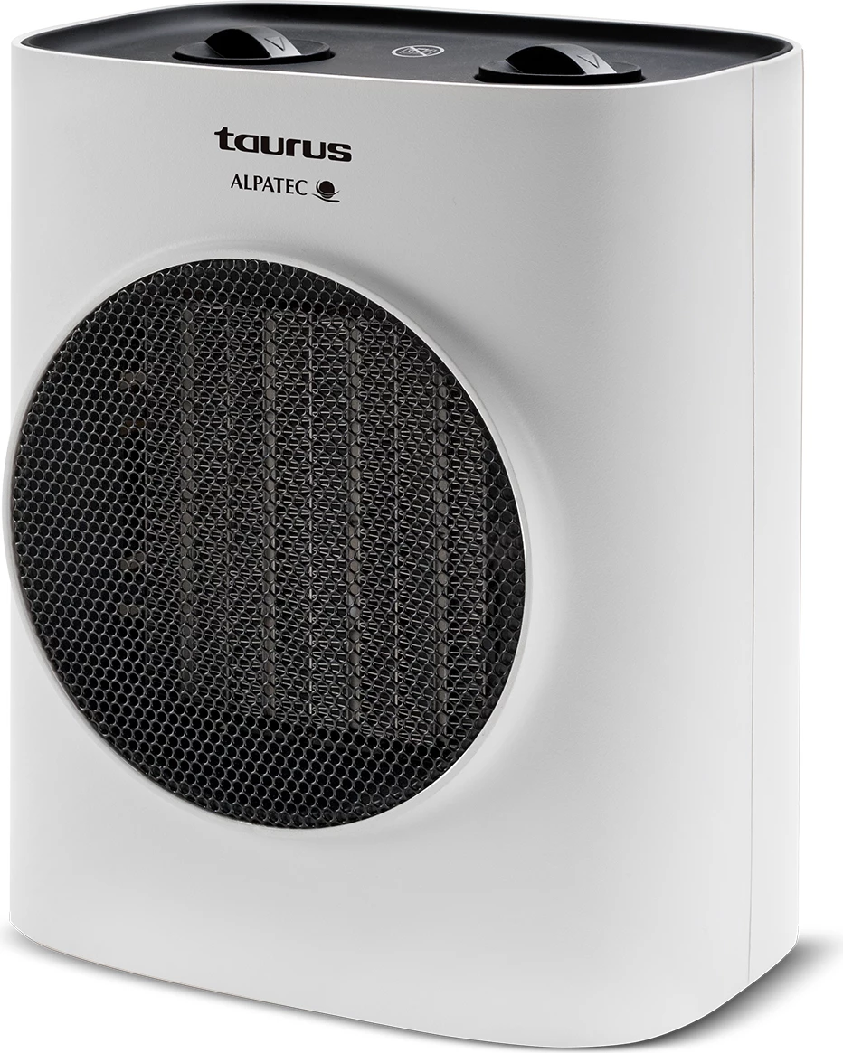 Ngrohës qeramik Taurus FH1500 1500W, PTC, oscilues, i bardhë/zi