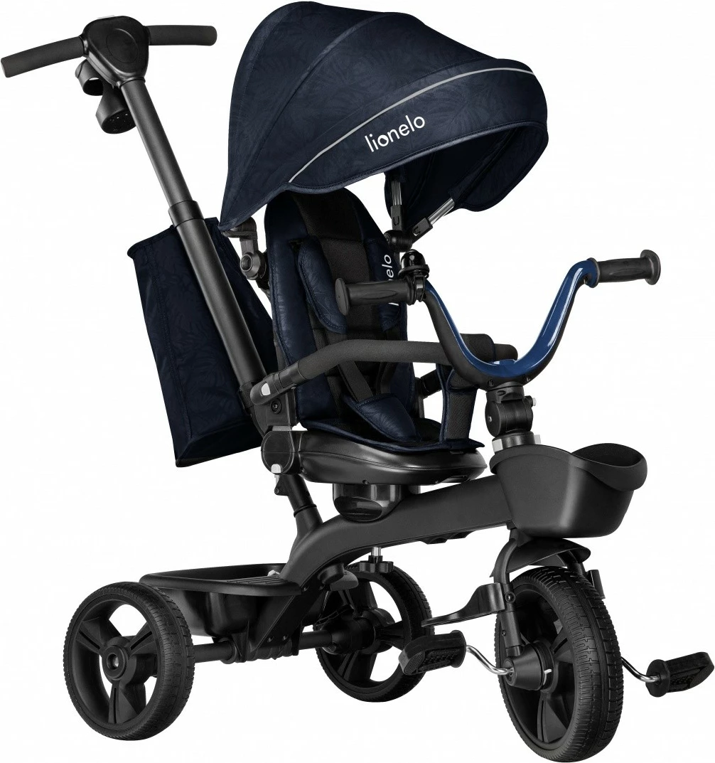 Tricikël Lionelo KORI, 2-në-1, për fëmijë, Blue Navy