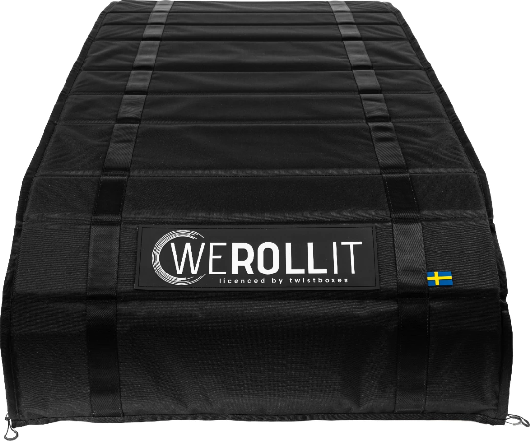 Kuti bagazhi për tavan makine Werollit Foldable Roof Box 520L, 520 L, e palosshme, ngarkesë max 75 kg, e zezë, me set montimi