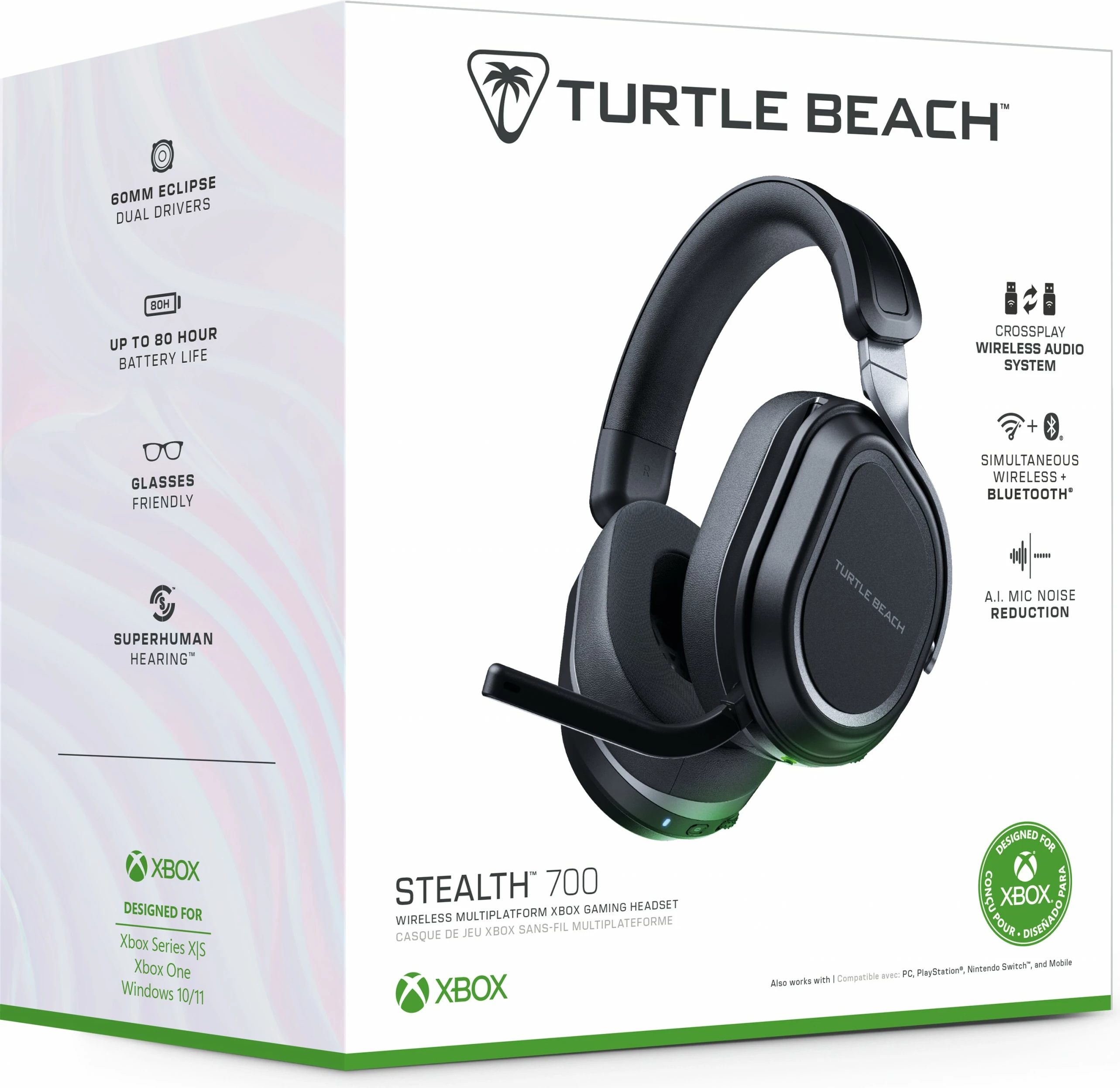 Kufje Turtle Beach Stealth 700 GEN 3 për Xbox, e zezë