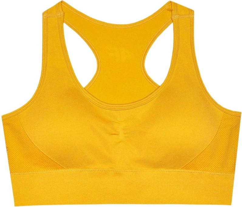 Bra sportiv 4f femra, i verdhë