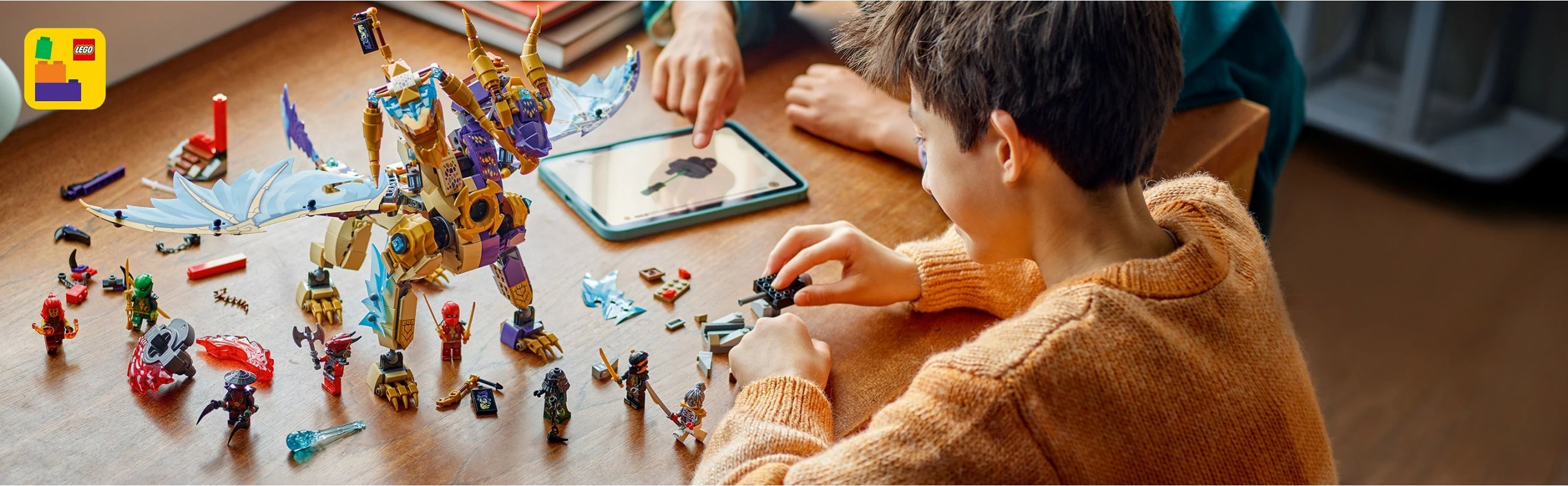 Set ndërtimi LEGO Ninjago 71836 Lichtbogendrache, 869 pjesë, multikolor