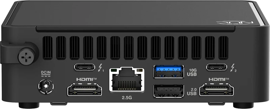 Kompjuter mini ASUS NUC 15 Pro RNUC15CRKU500002, Intel Core Ultra 5 225H 28W, Intel Arc, Wi‑Fi 7, pa RAM, pa storage, Kit (L6) Slim, i zi