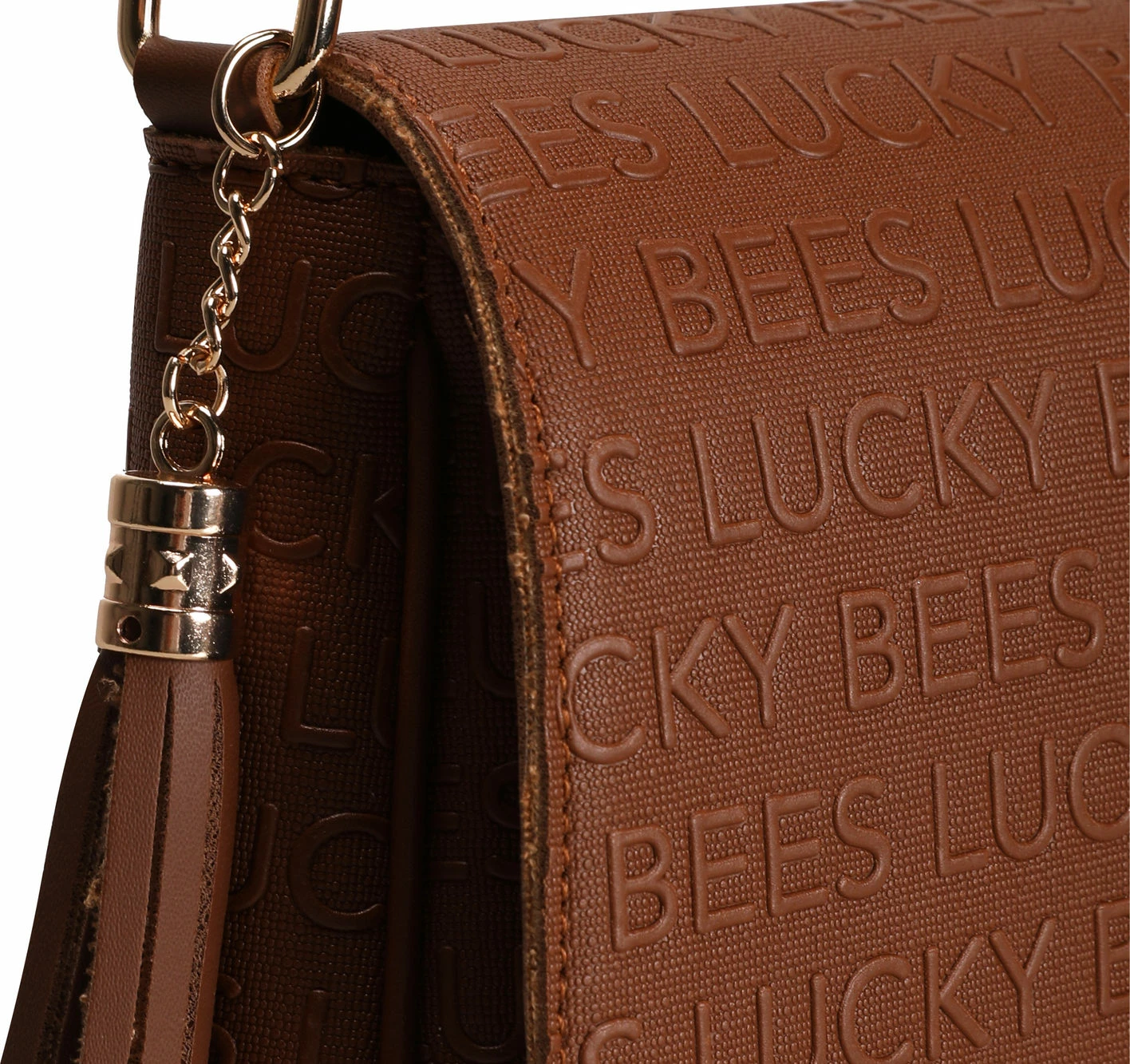Çantë crossbody Lucky Bees, ngjyrë tan, 1389