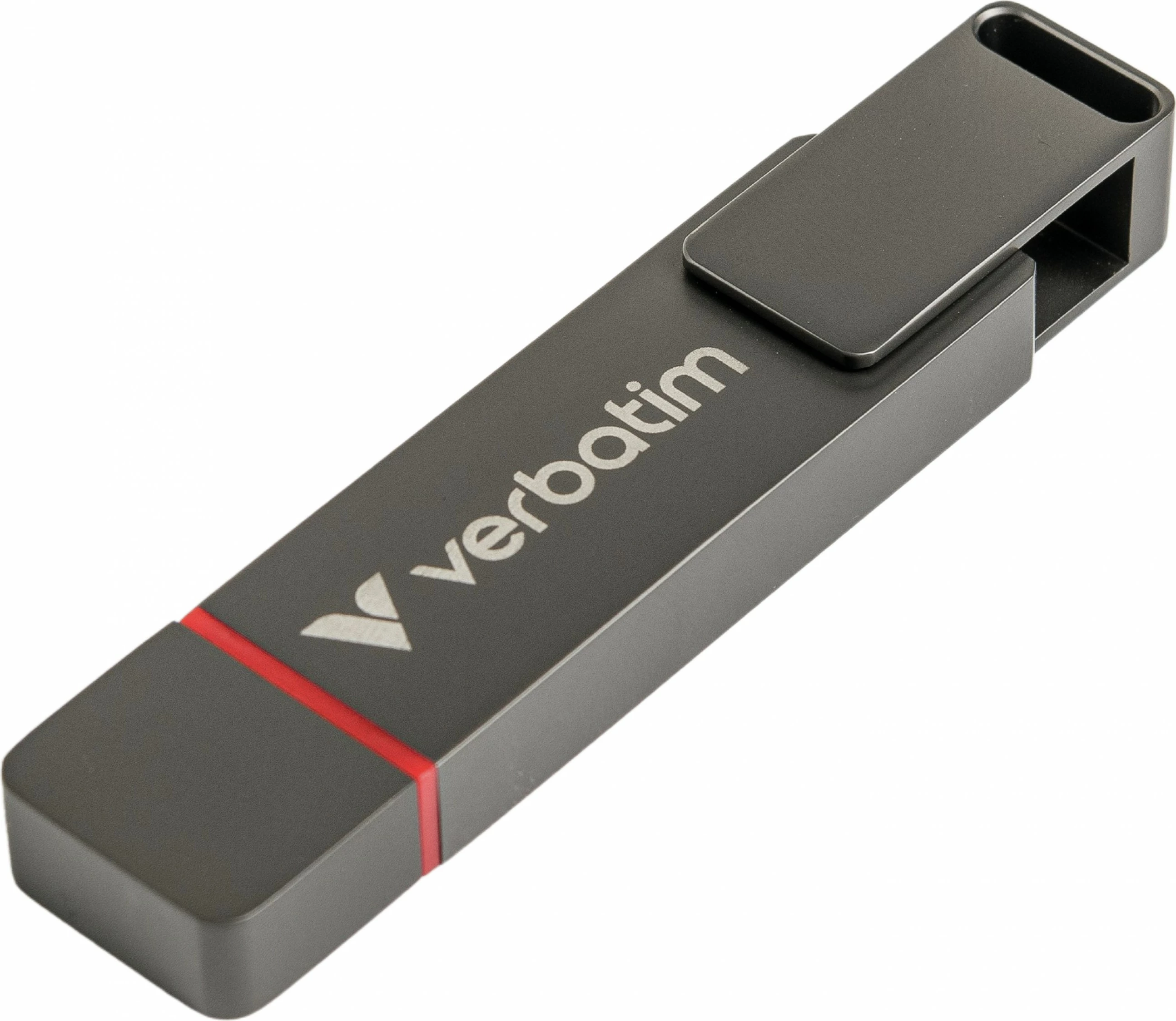 USB flash Verbatim Dual QuickStick 128GB, USB-A/USB-C, 3.2 Gen 1, gri