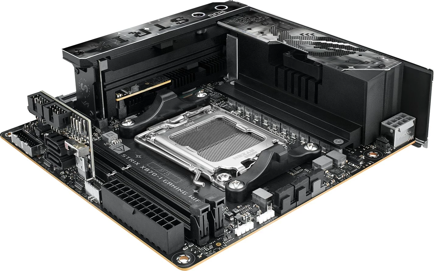 Pllakë amë ASUS ROG STRIX X870-I GAMING WIFI, Socket AM5, mini ITX, E zezë