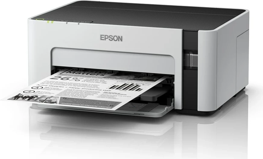 Printer Epson EcoTank M1120, Inkjet, A4, Wi-Fi, E zezë