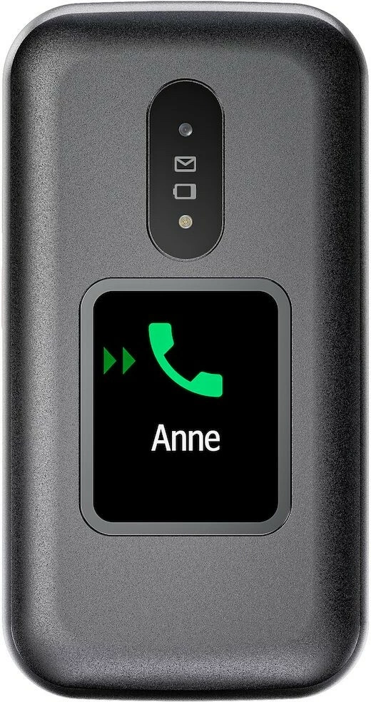 Celular Doro 2880, Clamshell, Single SIM, 320 x 240 pixels, Bluetooth, 1000 mAh, Zi, Bardhë