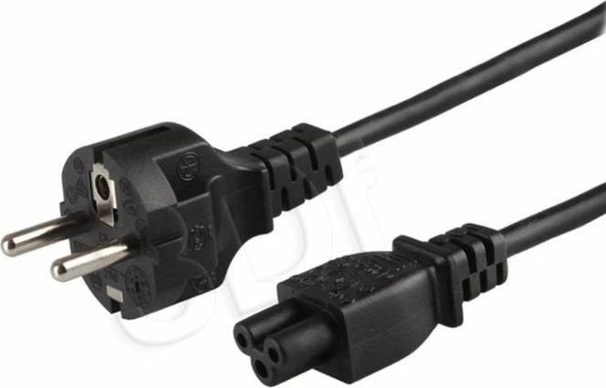 Kabllo rryme Savio CL-81 1.8 m Schuko në C5, e zezë