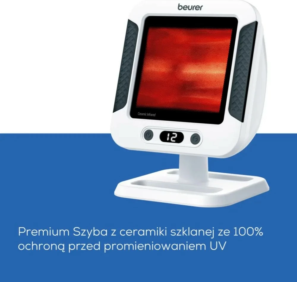 Llampë infrakuqe, Beurer, IL60, 300 W, timer, filtër qelqi qeramik, e bardhë