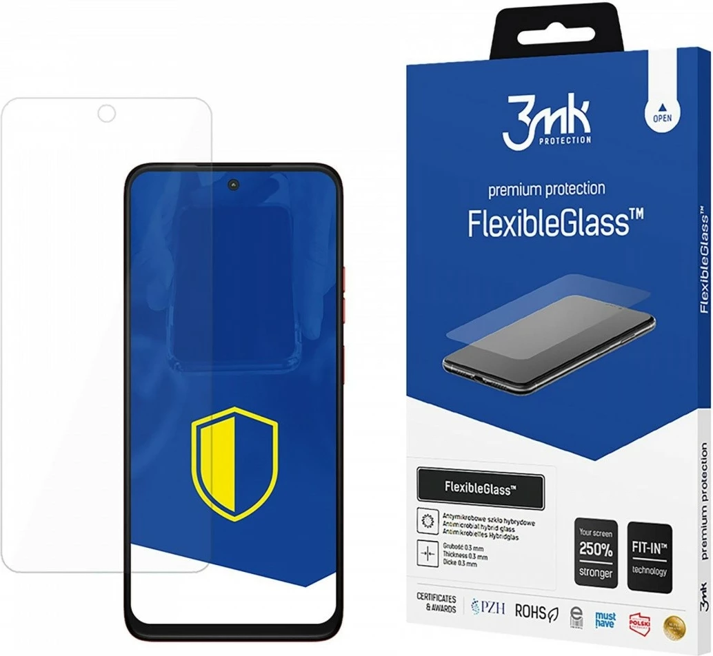 Xham hibrid mbrojtës për ekran, 3MK FlexibleGlass, për Motorola Moto G35 5G, Transparent