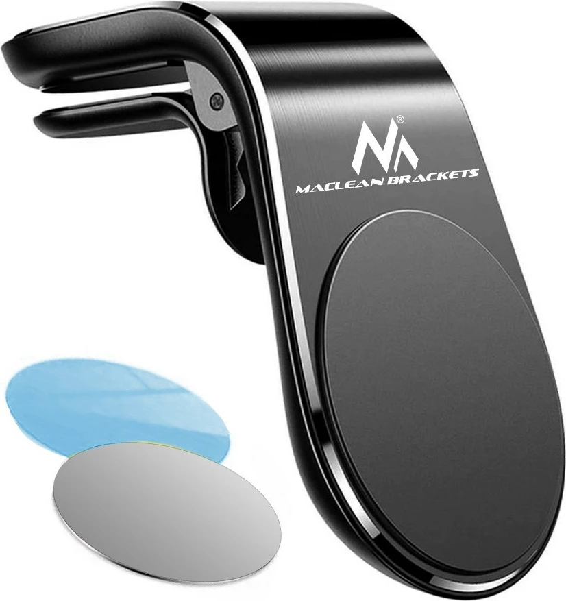 Mbajtëse magnetike e celularit për makinë Maclean MC-326, e zezë