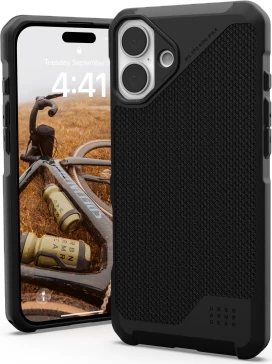 Mbështjellës UAG Metropolis LT MagSafe për iPhone 16 Plus, KEVLAR, i zi