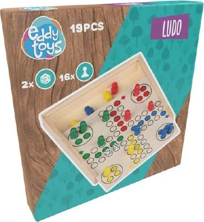 Lojë tavoline Ludo BD VOZICKI 58720-IGRA 15x15cm, 19 copë