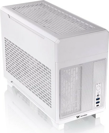 Kasë Thermaltake TR100 Mini Tower Snow White, Mini-ITX, e bardhë
