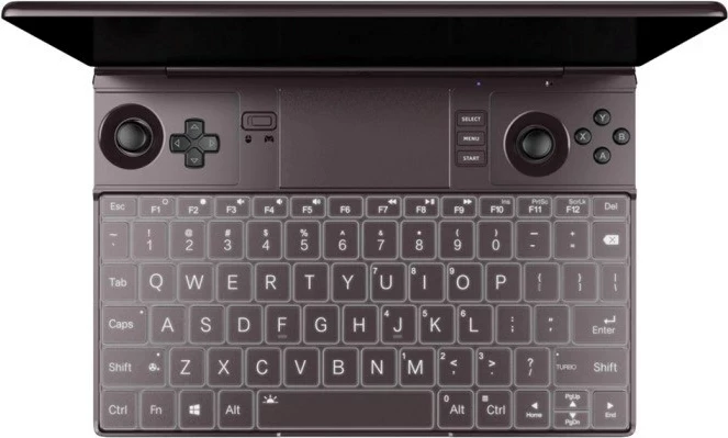 Mini laptop GPD WIN MAX 2, 64GB SSD, 4GB RAM, Windows 11, Touchscreen, Graphite