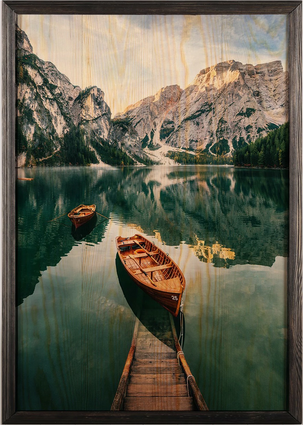 Pikturë dekorative me kornizë druri, Serenity, Wallity