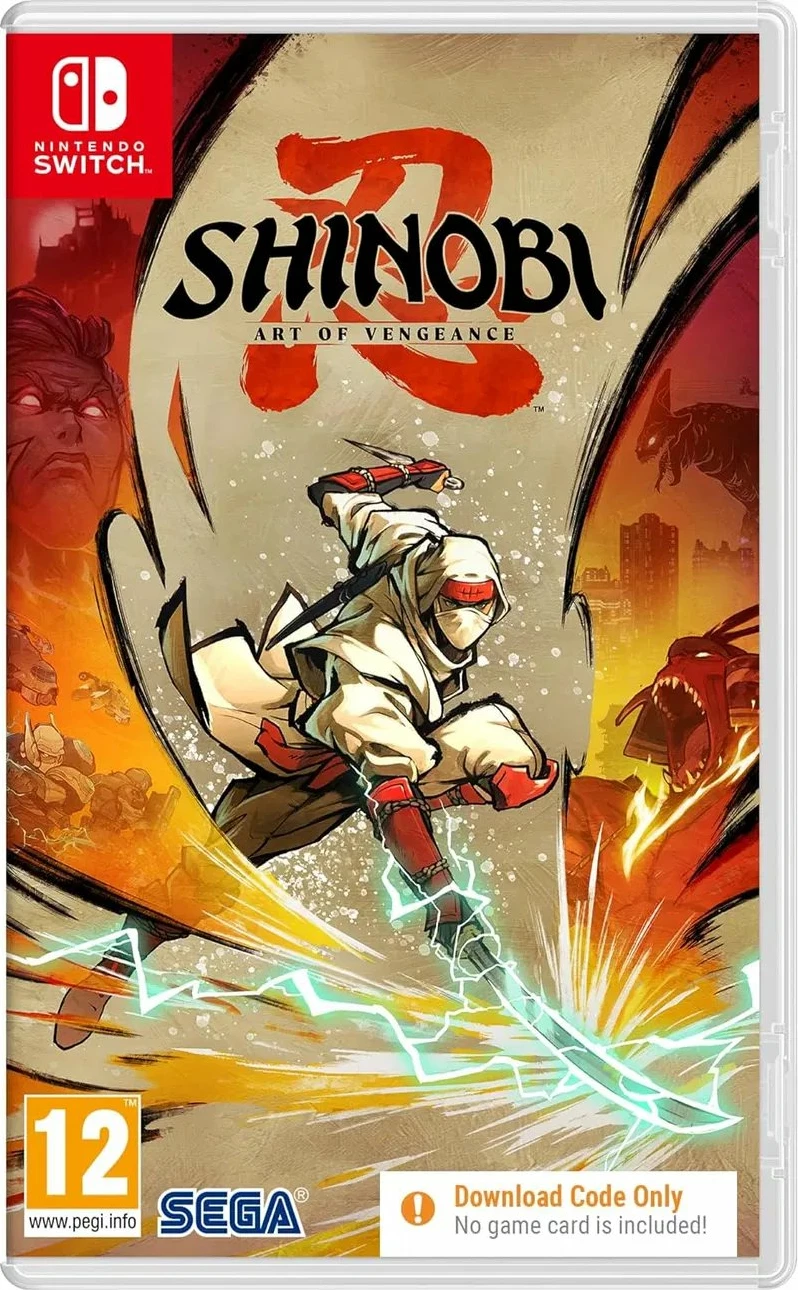 Lojë për Nintendo Switch, SEGA Shinobi: Art of Vengeance (CIAB), PEGI 12, kod digjital
