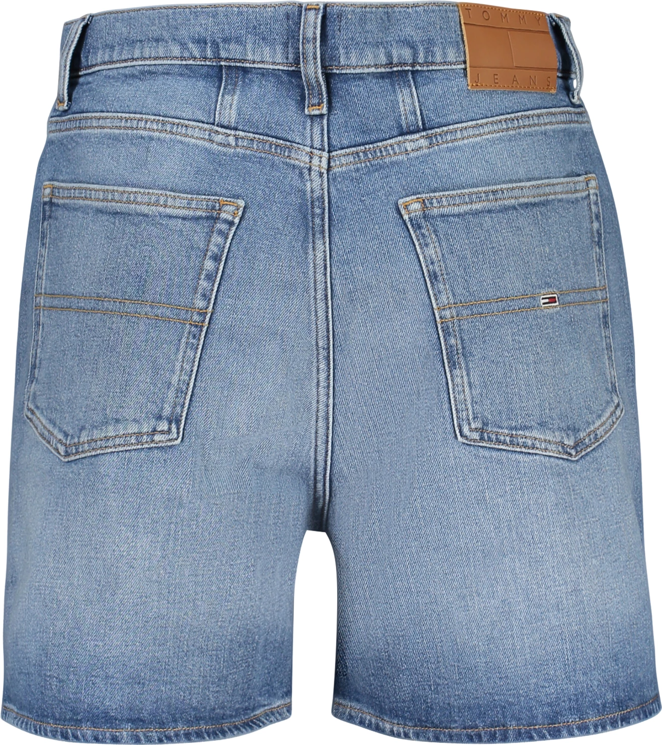 Shorce për femra TOMMY HILFIGER MOM SHORT, blu