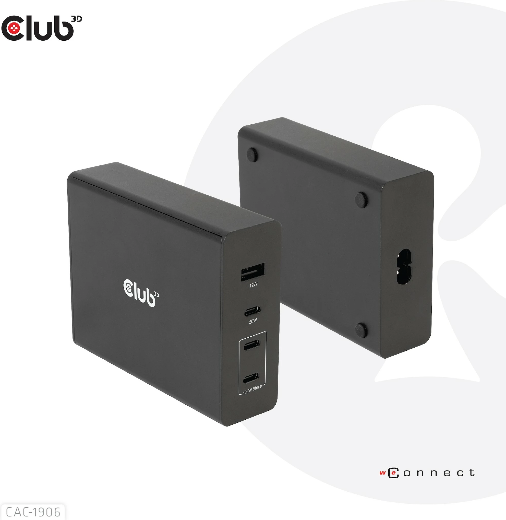 Karikues Club3D 3xUSB Type-C 1xUSB Type-A PD 132W GaN i zi