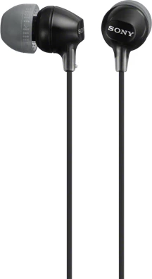 Kufje in-ear Sony MDR-EX15LPB, jack 3.5mm, kabllo 1.2m, e zezë