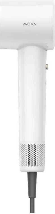 Tharëse flokësh Mova Turbo, 1600W, jonizim, ekran LED, e bardhë