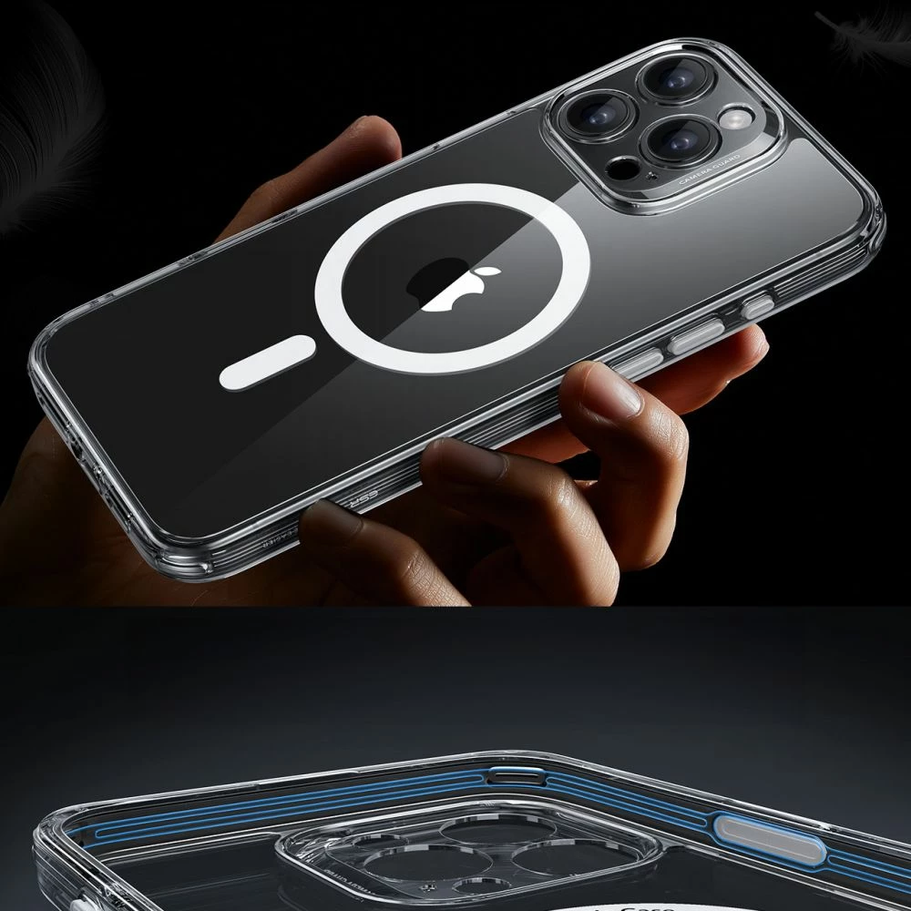 Mbështjellës ESR Classic Pro Set HaloLock MagSafe për iPhone 16 Pro, Transparent