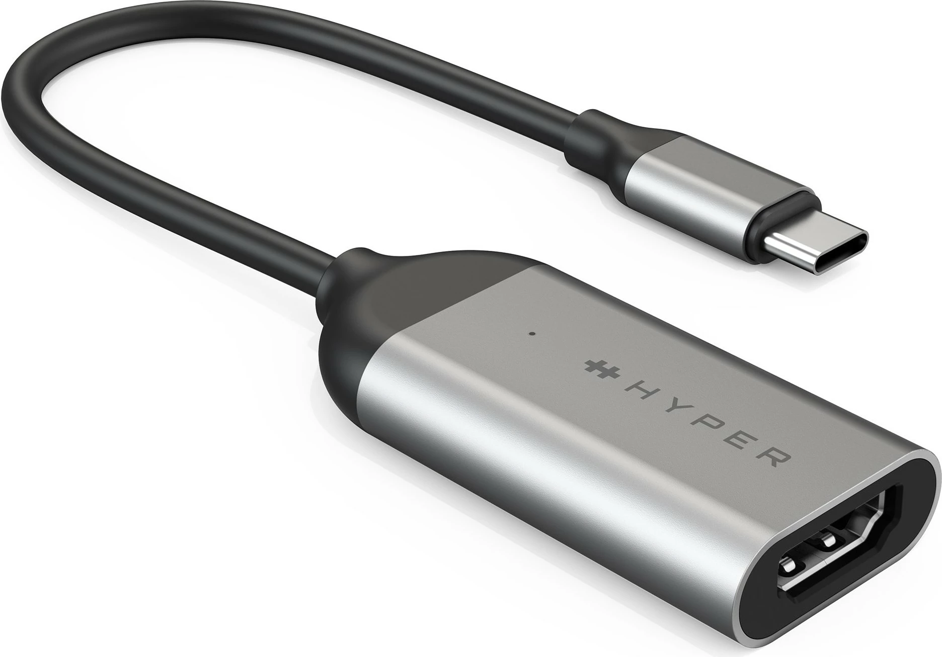 Adapter USB-C në HDMI Targus HyperDrive, 8K60Hz/4K144Hz, stainless steel