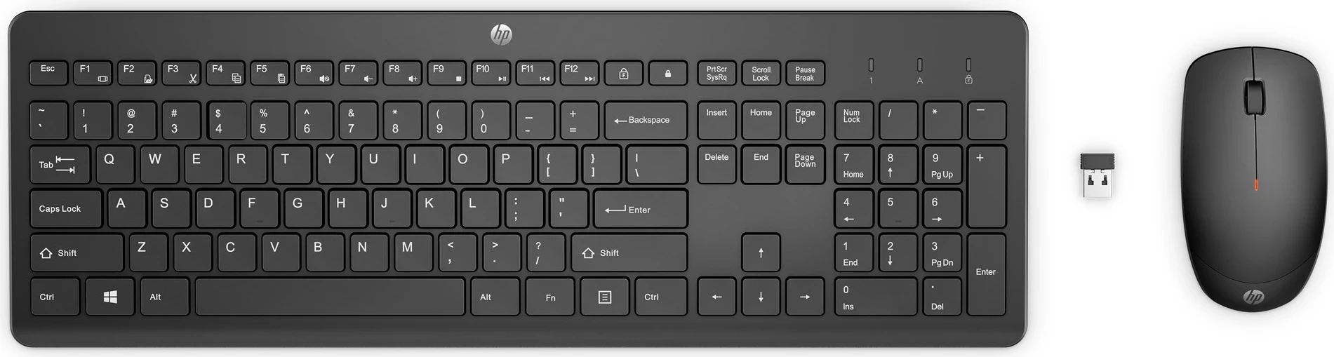 Maus dhe Tastaturë Wireless HP 230, e Zezë