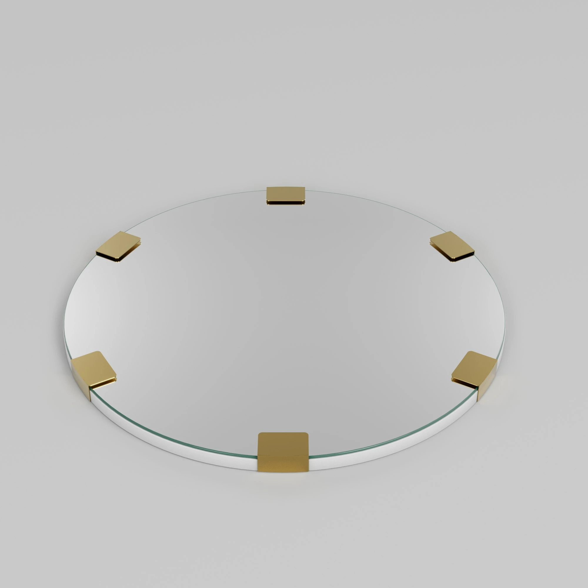 Pasqyrë dekorative, ngjyrë ari, Skye Decor, Chakra Mirror