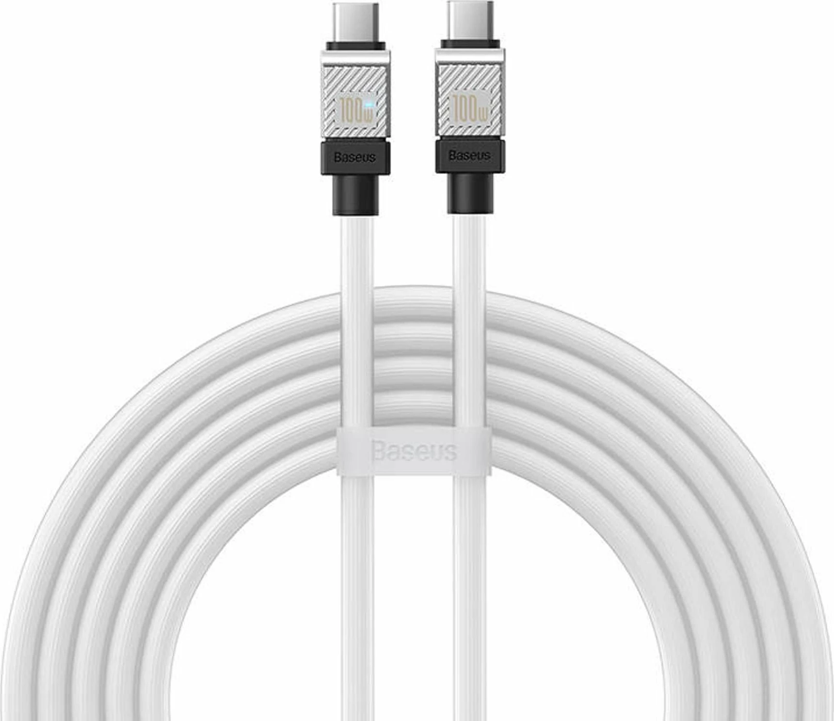 Kabl USB-C Baseus CAKW000302 USB-C në USB-C 2 m 100 W 480 Mbps i zi