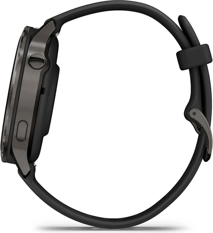 Smartwatch Garmin Venu® 4, Slate/Black Silicone Band, 41 mm