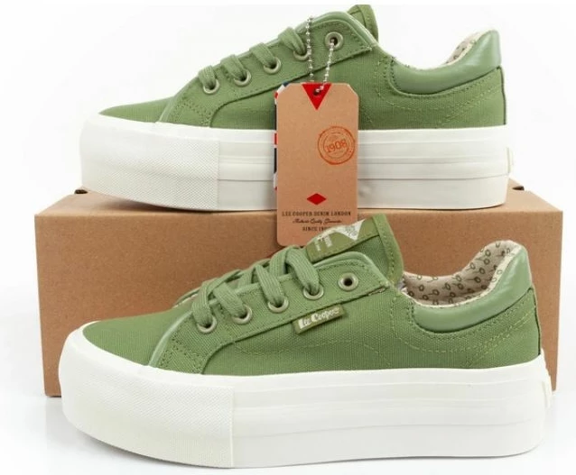 Këpucë femra Lee Cooper, të gjelbra