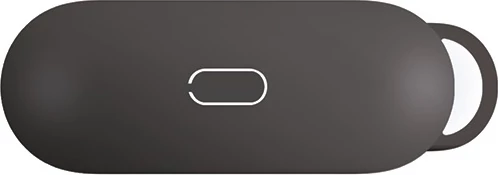 Mbështjellës UNIQ Vencer për AirPods Pro, silikon, me karabiner, Gri