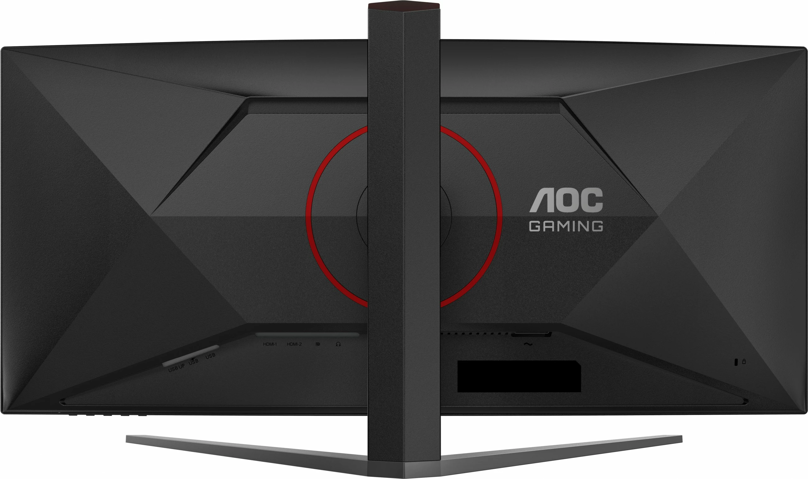 Monitor gaming AOC CU34G4Z, 34 inç, 3440x1440, 240Hz, USB Hub, e zezë/kuqe