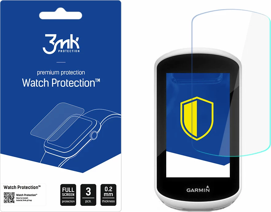 Mbrojtës ekrani për smartwatch 3mk Protection FlexibleGlass për Garmin Edge Explore, Transparent