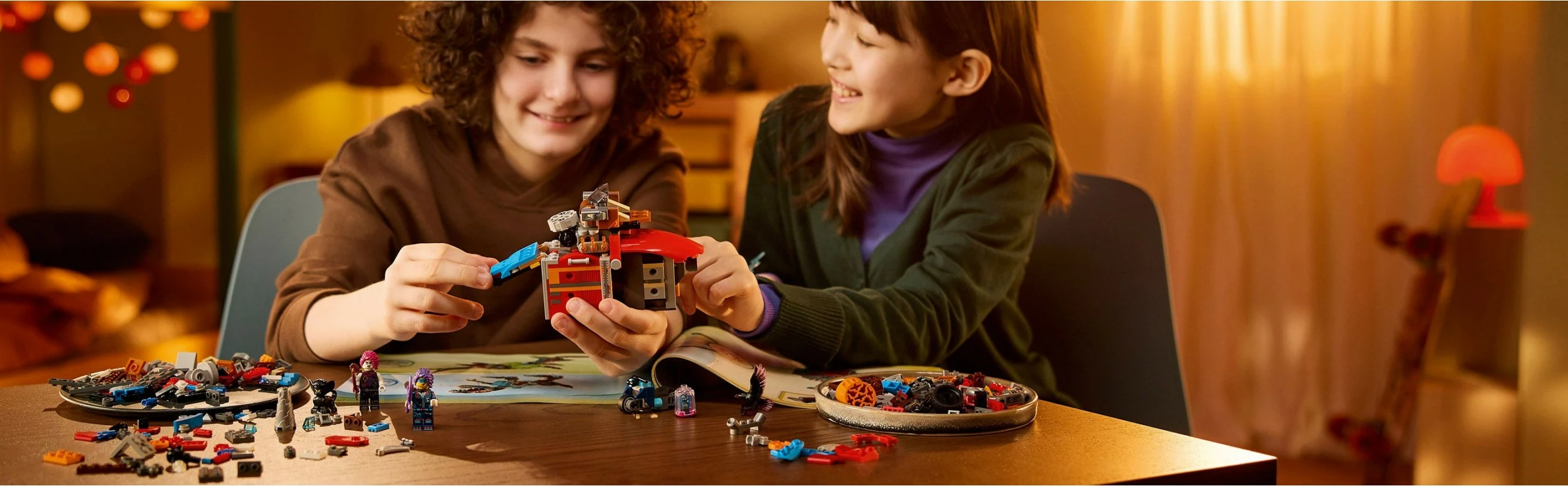 Set ndërtimi LEGO DREAMZzz 71484 Cooper's Dino-Mech C-Rex, shumëngjyrësh