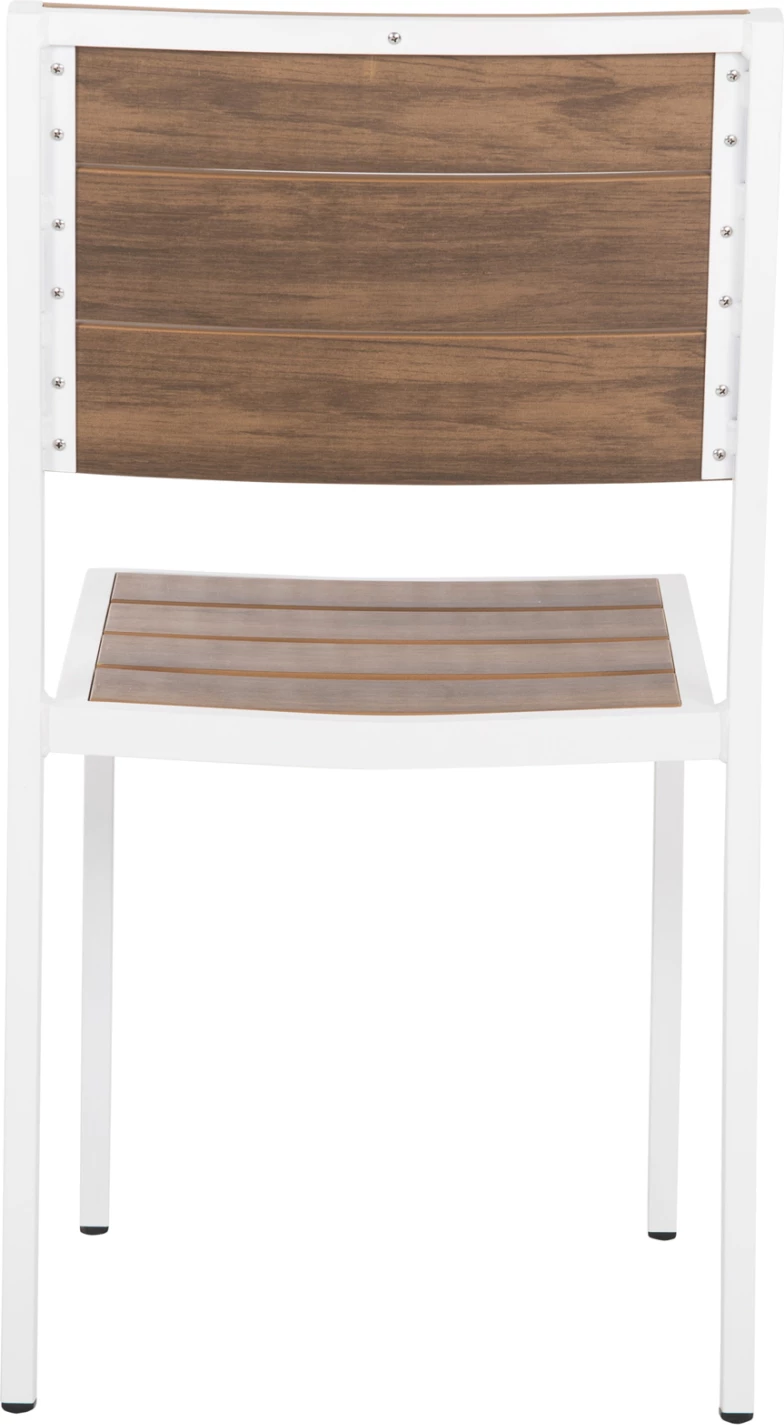 Karrige alumini SAGA FH6063.01 e bardhë me polywood 46x52x86Hcm